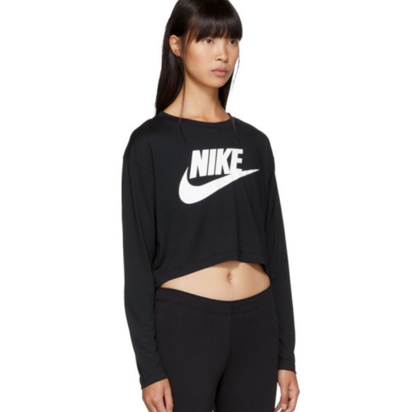 NIKE CROP TOP SIZE LARGE LONG SLEEVE - Picture 3 of 8